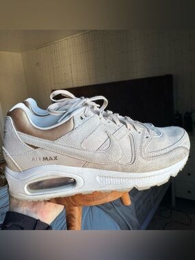 Nike beige textured Air Max sneaker